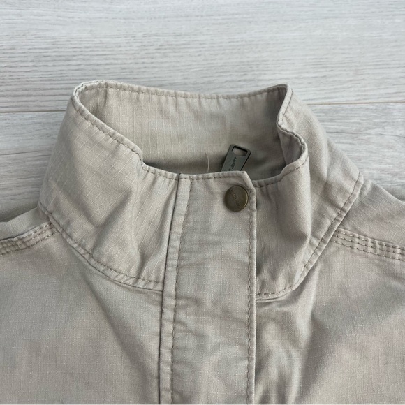 Carhartt Full Zip Utility Cargo Field Jacket Workwear Coat Khaki Tan XS, 0/2 - Picture 6 of 10